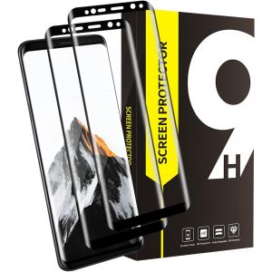 Kal-Lot De 2 Films De Protection D'écran En Verre Blindé Pour Samsung Galaxy S8 - Couverture Complète 3d - Anti-Rayures - Anti-Bulles - Haute Sensibilité - Anti-Huile - Film De Protection - Neuf