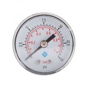 0-300psi/0-20bar de Haute Précision Axiale de la Jauge de Pression, en Acier Inoxydable Fonte, en Bas du Mont 1/8"" BSPT, de l'Air Pression de l'Eau de Jauge de Jauge de Presse - Neuf
