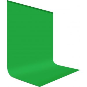 Écran Vert 1.6x2 Mètres/5x6.5 Pieds de l'Écran Vert Chromakey Vert Polyester Fond Vert Roll-up Pliable Portable Écran Vert pour des Jeux Vidéo en Streaming de Zoom Youtube Bureau de la Photographie - Neuf