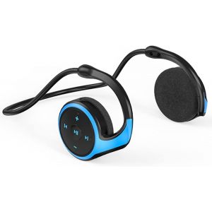 AYU-Écouteurs stéréo sans Fil Bluetooth 5.0, Crochet d'oreille avec Microphone, Support Carte TF et Radio FM, étanche, résistant à la Transpiration pour Le Sport, la Course à Pied, la Salle de - Neuf