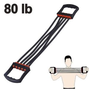 Bran Extenseur De Poitrine Réglable À 5 Cordes - Bandes De Résistance Personnalisables Pour La Musculation Du Haut Du Corps, Design Portable Et Ergonomique - Neuf