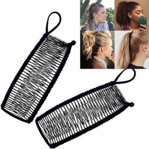 Pince Cheveux Banane Le Double Peigne Peigne Banane Extensible Pinces Cheveux Banane Vintage Accessoire Cheveux R&eacute;tractable Peigne Banane 30 Dents Outils De Coiffure Professionnels Pour Femmes - Neuf
