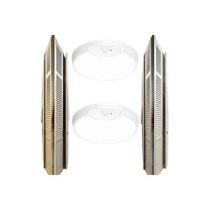 Plafonnier Led &Agrave; D&eacute;tecteur De Mouvement, Rechargeable Par Usb, Lot De 2, Batterie 4500 Mah, Angle De D&eacute;tection De 120&deg; - Neuf