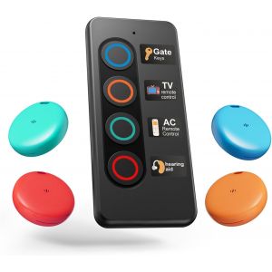 VornixorSarlshop-Key Finder 100 DB - Key Finder with Loud Beep -, Remote Control, Wallet, Bag - Battery Included - Lightweight and - Neuf