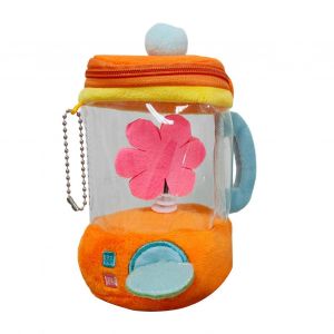 Peluche presse-carottes - Mixeur de carottes | Peluche presse-carottes &agrave; remonter | Jouet inspir&eacute; de la carotte | Peluche v&eacute;g&eacute;tale de dessin anim&eacute;-Fleur - Neuf