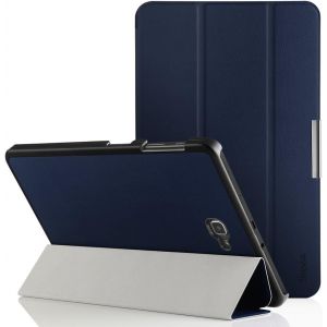 Coque Compatible Pour Samsung Galaxy Tab A 10.1 2016 Housse De Protection En Cuir Pu &Eacute;tui Magn&eacute;tique Ultra-Mince Avec Fonction Support Pour Sm-T580/P580/T585/P585/P585Y - Bleu - Neuf