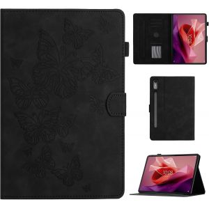 Coque pour Lenovo Tab P12 12,7 Pouces 2023 ?tui de Protection Case Tablette Housse avec S Pen Porte-Stylet pour Lenovo Tab P12 2023 12.7 Pouces (TB370FU), Noir - Neuf