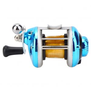Roue De Type Tambour Horizontale Avec Moulinet De Leurre De Ligne, MatéRiel De PêChe Sur Glace (Bleu) - Neuf