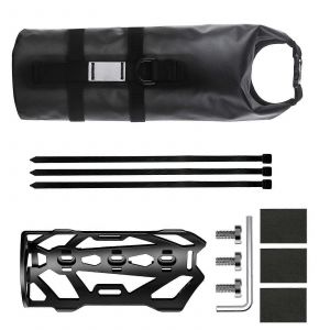 Sacoche De Velo 5 L, Sacoche De Selle Portable Avec Bandes Reflechissantes, Sacoche De Fourche Avant Etanche Avec Porte-Velo Avant, Modeles Vtt - Neuf