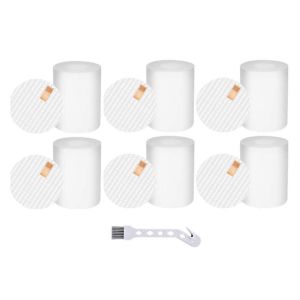 Filtre en coton pour aspirateur robot AI RV2310 RV2310AE AV2501S AV2501AE RV2502AE, filtres de remplacement pour base pr&eacute;-moteur - Neuf