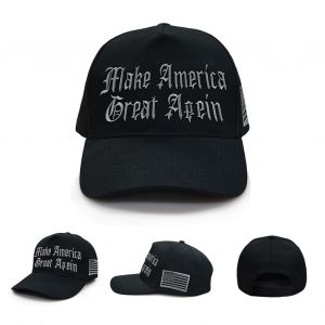 Trump Baseball Hat Maga Never Surrender Drapeau Américain Broderie À Long Bord 2024 Président Campagne Électorale Rassemblements Fêtes Casquette Unisexe - Neuf