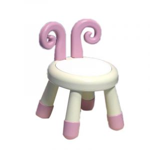 Hjlian Tabourets Pour Enfants Epais Avec Dispositif Sonore, Chaise Antiderapante A Petit Dossier Pour Enfants Pour La Maternelle, Maison, Mouton Jaune Et Rose - Neuf