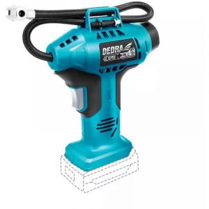 Compresseur &agrave; Batterie Dedra 18 V - Gonflage De Pneus Et De Matelas - Neuf