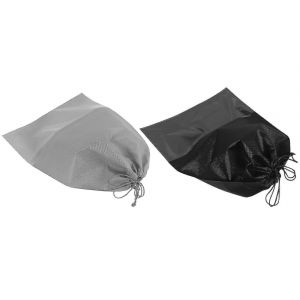 20pcs Sacs À Chaussures De Voyage, Grands Organisateurs D¿Emballage De Pochette De Chaussures, Stockage De Chaussures Non Tissées Avec Corde Épaisse Noir + Gris - Neuf