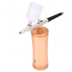 Kit de compresseur d'air avec pulverisateur d'oxygene et aerographe hydratant pour le visage (Or, UE) - Neuf