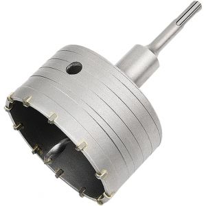 YEMAESRE-Scie À Cloche Trépan Béton Avec Adaptateur Sds Plus 110 Mm,Pour Brique Béton Ciment Pierre(100Mm+110Mm Sds Plus Adaptateur) - Neuf