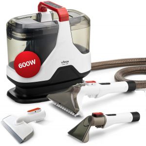 UFESA Eden 600, Aspirateur à Eau pour Tissus d'ameublement, canapés, Voiture, Tapis et moquettes, Accessoire Nettoyeur de vitres, 600 W, aspirateur à Eau 15.000 KPa - Neuf