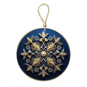 No&euml;l, Pendaison De Cadeaux De No&euml;l Pour La Famille, Les Coll&egrave;gues De L'arbre De No&euml;l D&eacute;coration Ronde - Neuf