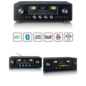 Radio PRO DAB+/FM avec lecteur CD, USB, Bluetooth&reg; et fonction ASA- R&eacute;veil - Neuf