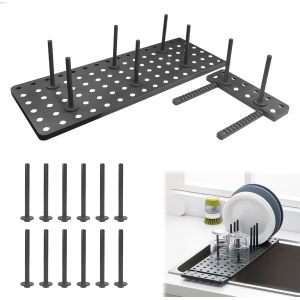 Kalanka-Range Assiette, Support Assiette, Egouttoir Vaisselle, Organisateur De Vaisselle Pour Le Rangement Et Organisation De Cuisine Des Tasses, Couvercles, Casseroles Et Po&ecirc;les Dans - Neuf