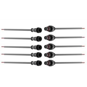 Connecteurs Etanches,Mâle Femelle Connecteur Led Plug,Connecteurs Ip65 Etanches,3 Broches,3 C?urs Avec Câble D'extension 22wg 20cm Pour Bandes Lumineuses Led(3 Pin 5 Paires) - Neuf