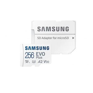 Carte Mémoire Micro SDXC SAMSUNG EVO PLUS 2021 version 256 Go U3 A2 V30 MB-MC256KA -CM02 - Neuf