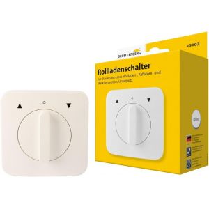 Interrupteur rotatif pour volet roulant encastré,Blanc - Neuf