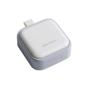 Mini Pilulier Portable (Blanc) - Neuf