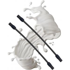 CMWS-2x Tuyau à lait 12004554 pour machines à café automatiques Bosch Siemens I Pour émulssionneur de lait adapté à Vero Aroma 300, 500, 700 & EQ6 Series 300, 500, 700 I Accessoire - Neuf