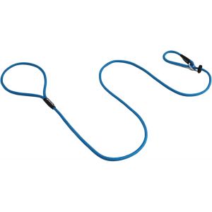 Jgd-Signature Laisse L&eacute;g&egrave;re Pour Chien, Bleu Roi, 1,25 M, Avec Bouchon Coulissant En Caoutchouc Pour Le Dressage, Pas Besoin De Collier Ou De Harnais (Bleu Roi) - Neuf