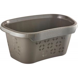 MDY-Panier à Linge Ergonomique, 30,5 l, Tilda, Eco Line, Eco Gris - Neuf