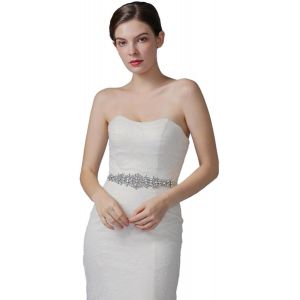 Kalanka-Ceinture De Mariage En Cristal Pour Femme - Ceinture De Mari&eacute;e Avec Strass - Neuf