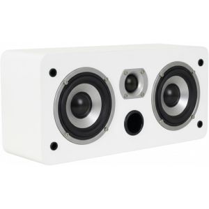 VornixorSarlshop-Dynavoice Magic CR-4 Blanc Mat &iquest; Enceinte Centrale Passive 2 Voies, Woofer 2x4 + Tweeter 1"", Seulement 11 cm de Profondeur, Bass Reflex Frontal, pour Home Cin&eacute;ma. - Neuf