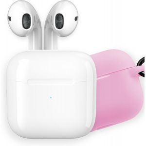 KALANKA-apm Ecouteurs Bluetooth sans Fil, Boîtier de Charge, Ecouteur sans Fil, Son Stéréo, Oreillette Bluetooth, Coque Silicone Rose, Casque Bluetooth, Compatible PC Smartphone Tablette, Blanc, 6003 - Neuf
