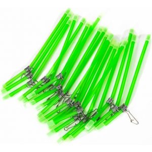 Lot De 20 Tubes Anti-Enchevêtrement Avec Émerillons,Accessoires De Pêche,Anti-Enchevêtrement,Avec Émerillons,Anti-Enchevêtrement,Manchons De Pêche,Accessoires - Neuf