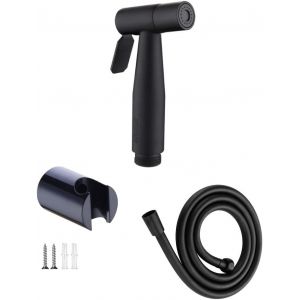 JGD-Bargain Ensemble de tuyau d'arrosage mural en PVC 1,5 support pour toilettes, lingettes de b&eacute;b&eacute;, lave-couches, douchette, douchette, animal domestique - Neuf