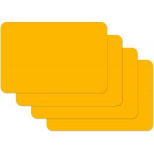 Eryi-59135 Lot De 4 Sets De Table Pour Salle À Manger Jaune Soleil 45 X 30 Cm - Neuf