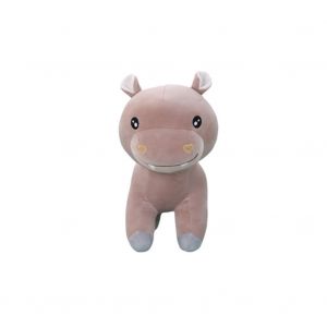 1 Peluche Hippopotame De 25/40 Cm, Jouet Doux En Peluche, Cadeau D'anniversaire Ou De Noel (Marron, Taille M) - Neuf