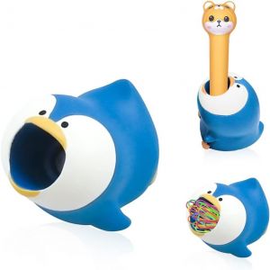 Support De Papeterie En Forme De Pingouin, Support Pour Trombones, Cadre De Papeterie, Porte-Stylo En Forme De Pingouin, Rangement Pour Trombones, Pour Le Bureau, La Décoration De La Maison - Neuf