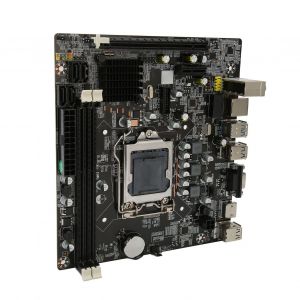 Carte mere H61 DDR3 pour LGa 1155 broches, double canal, prise en charge de 16 Go de memoire M-aTX pour ordinateur de bureau - Neuf