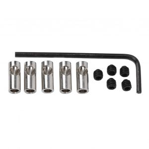 Adaptateur D'arbre Rc Moteur 3.17mm à 5mm, Manchon RéDucteur De Pignon, Manchon De Changement D'essieu Pour La Conversion - Neuf