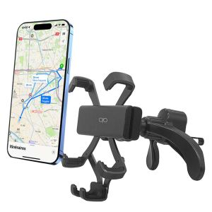Support Voiture pour Smartphone 4' &agrave; 6.9' &agrave; Fix&eacute; sur Grille d'A&eacute;ration Force Power Noir - Neuf