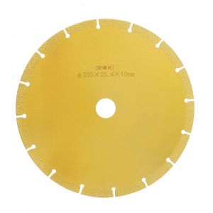 XYONG Lame de scie diamantee, disque de brasage segmente circulaire pour la decoupe du marbre, 230 x 25,4 x 10 mm - Neuf