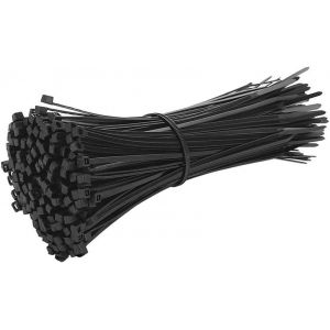 500 Pièces 150mm x 3,5mm Autobloquant Nylon Attaches de Câble en Plastique Colliers Serre-Câbles électrique Protégé 18kg Résistance - Neuf