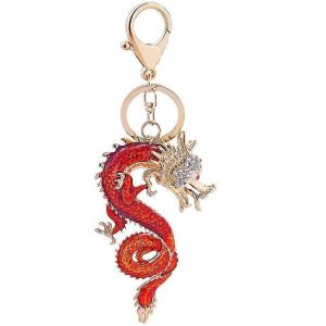 Porte-Cl&eacute;s Alliage Dragon Porte-Cl&eacute;s Strass Sac Porte-Cl&eacute;s Suspendu Porte-Cl&eacute;s Porte-Cl&eacute;s - Neuf