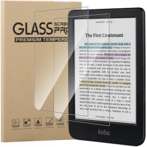 TRAHOO-Verre Tremp&eacute; pour Kobo Clara Colour/Kobo Clara BW, 2 Pi&egrave;ces 9H Duret&eacute; [Anti-Rayures][Sans Bulles][Haute d&eacute;finition] Protection &Eacute;cran pour Kobo Clara Colour - Neuf