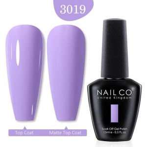 Nailco Vernis À Ongles Gel 15ml Rouge Rose Couleur Gel Vernis À Tremper Longue Durée Uv Vernis Gel Nu Lakiery Hybrydowe Laque Vernis.3019. - Neuf