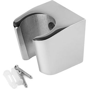 JGD-Alliage de Zinc Support de Douche, Argent Shower Head Holders, Support de Douche Mural de Douche Avec Vis, Petit et Facile &agrave; Installer, Dimensions de l'article L x l x H: 3,5 x 3,3 x 3,1 cm - Neuf