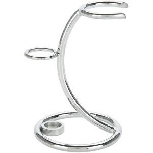 ERYI-Supports Pour Rasoirs, Support Pour Rasoir Et Blaireau De Rasage, Argent Rasoir Et Support De Brosse, Métal Brosse De Rasoir Support Pour Hommes - Neuf