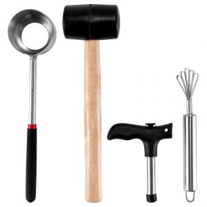 Kit d'ouvre-noix de coco en acier inoxydable Coco Jack Kit d'ouvre-noix - Neuf